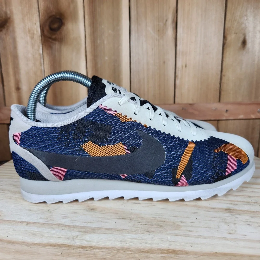 Nike Cortez Ultra Shoes Womens 8.5 Blue Multi Color 847894-400 Retro Sneakers - Picture 3 of 11